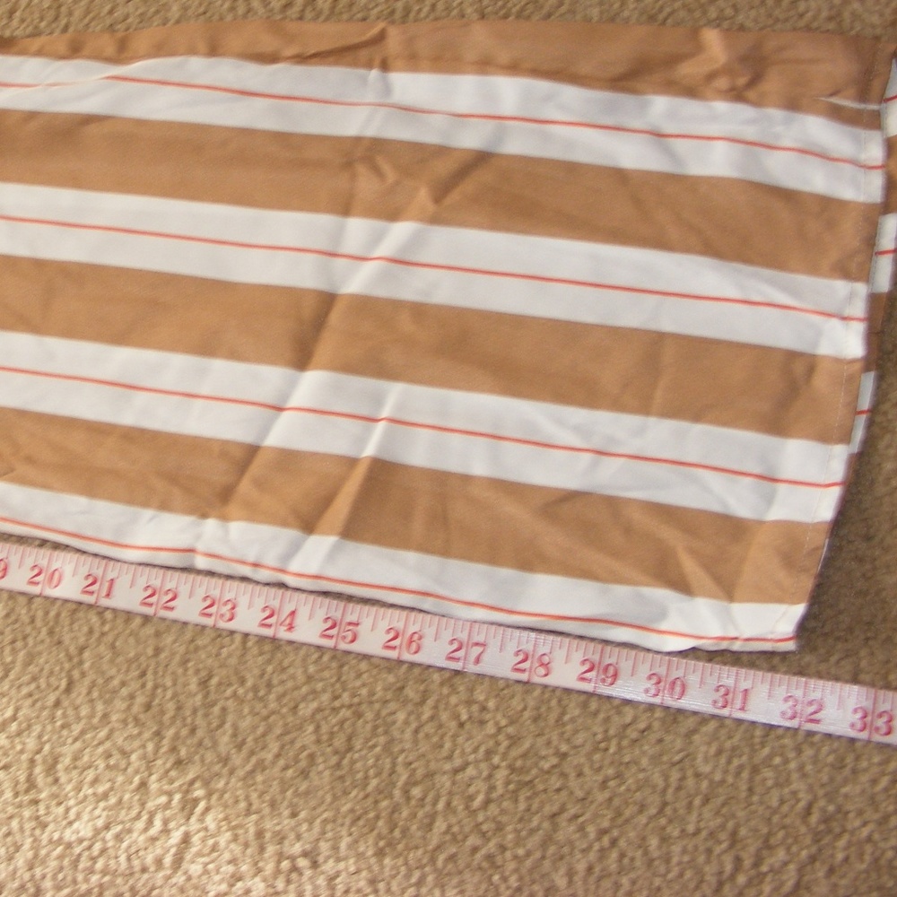 Privy Privately Privileged size medium beige white stripe sleeveless jumpsuit - Picture 9 of 11